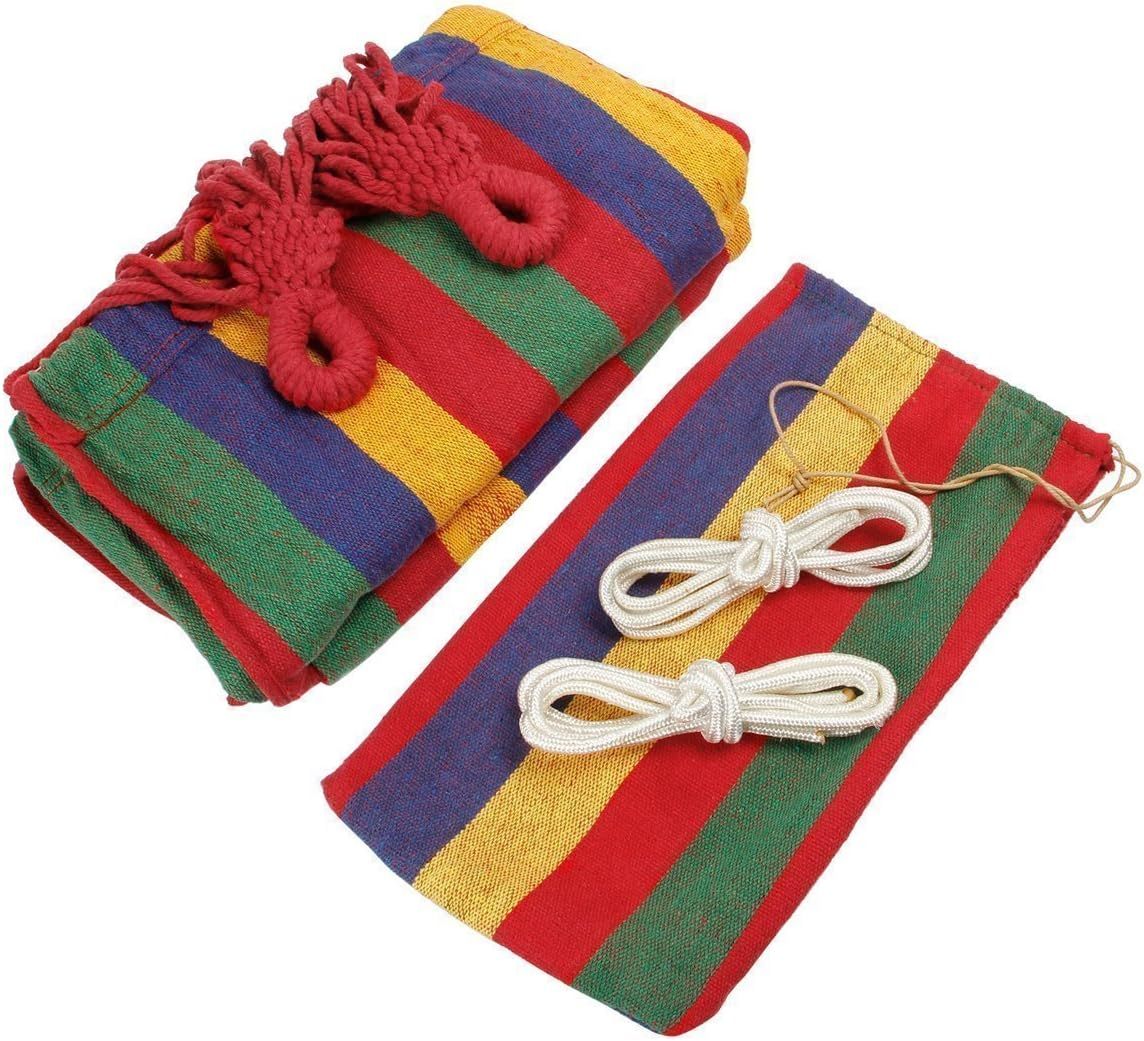 WoneNiceâ„?â€?Double Cotton Hammock for 2 Persons, Spain Warehouse